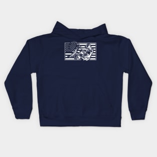 American Ocean Fishing Kids Hoodie